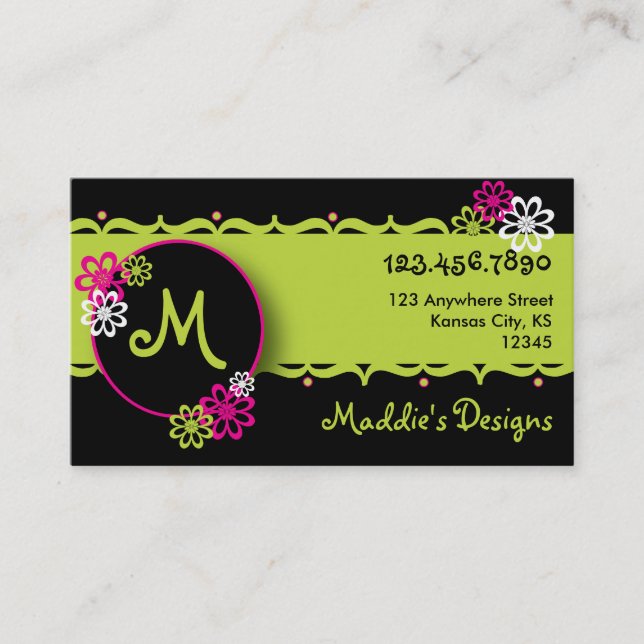 Colourful, Fun Designer Card (Front)