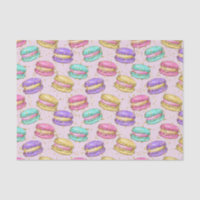 Colourful Fun Faux Glitter Macaron Cookies Pattern