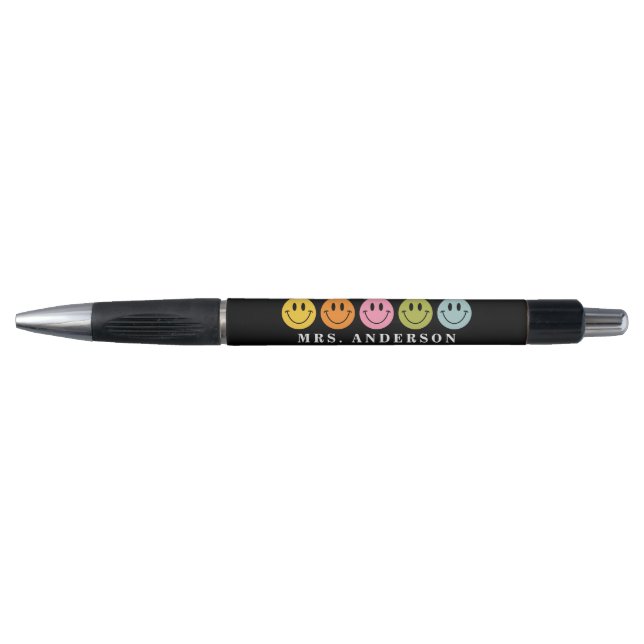 Colourful Fun First Grade Teacher Custom Name (Front)