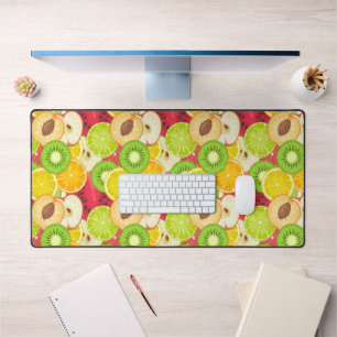 Colourful Fun Fruit Pattern Desk Mat