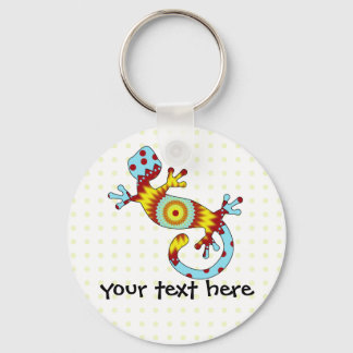 Colourful Fun Gecko Lizard Key Ring