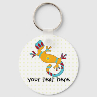 Colourful Fun Gecko Lizard Key Ring