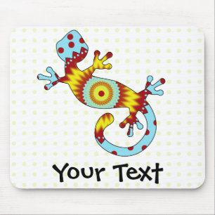 Colourful Fun Gecko Lizard Mouse Mat