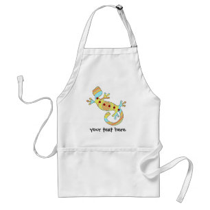 Colourful Fun Gecko Lizard Standard Apron
