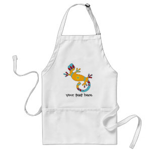 Colourful Fun Gecko Lizard Standard Apron