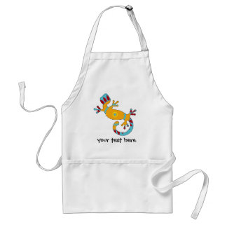 Colourful Fun Gecko Lizard Standard Apron