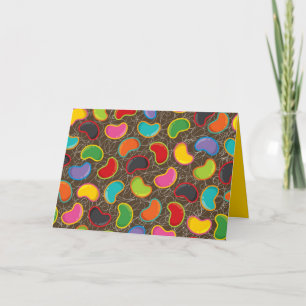 Colourful & Fun Jellybean Pop Madness Retro Candy Card