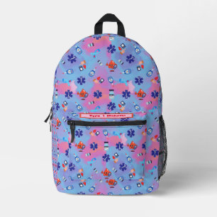 Colourful Fun Print Type 1 Diabetic Printed Backpack