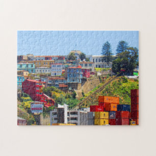 colourful funicular jigsaw puzzle