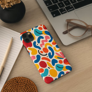 Colourful Funky Amorphous Shapes Art Pattern iPhone 11 Pro Max Case