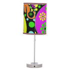 Colourful Funky Flowers Paisley Hippie Lamp