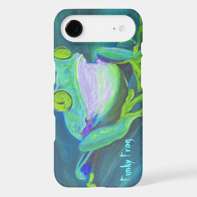 Colourful funky frog iPhone 4 case (Back)
