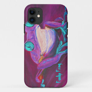 Colourful funky frog iPhone 5 case