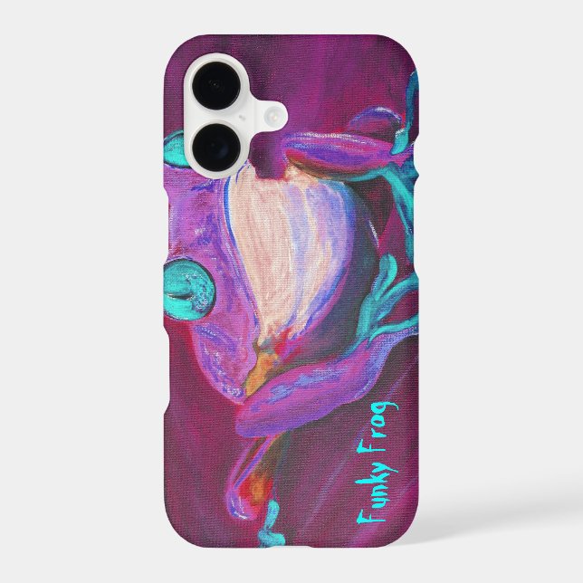 Colourful funky frog iPhone 7 case (Back)