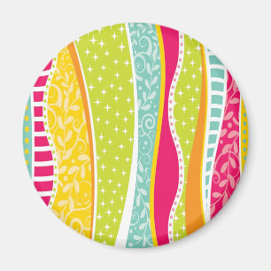 Colourful Funky Magnet