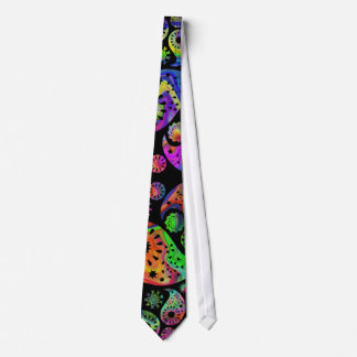 Colourful Funky Paisley Pattern. Tie