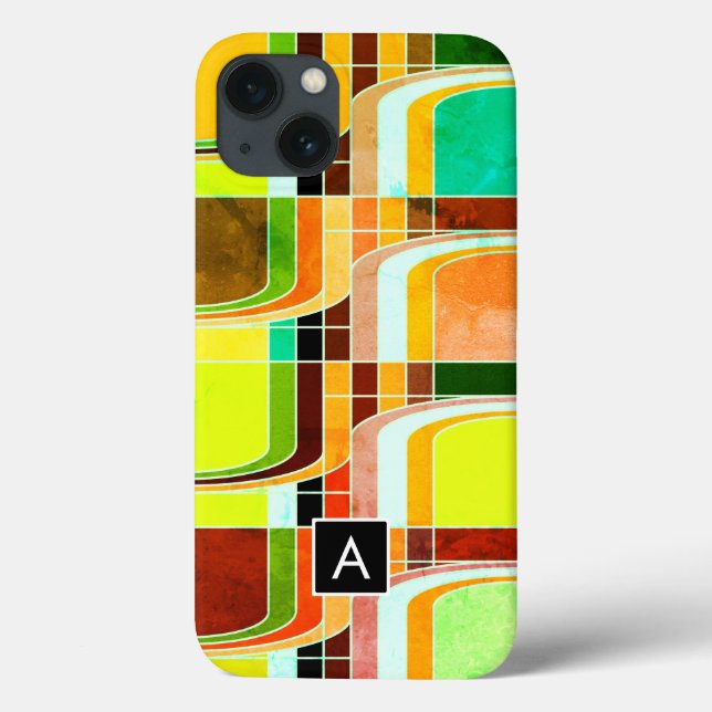 Colourful Funky Retro Inspired Case-Mate iPhone Case (Back)