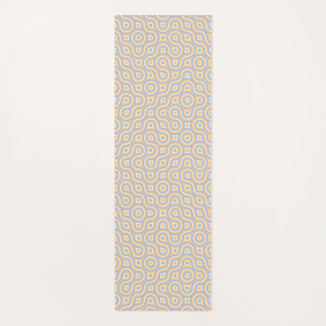 Colourful Funky Truchet   Yoga Mat (Front)