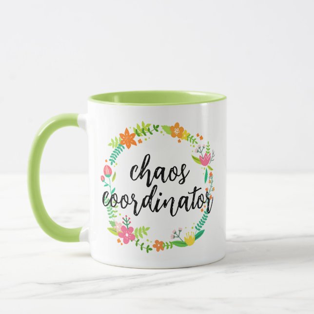 Colourful Funny Cute Best Mum Ever Mug (Left)