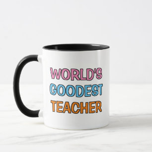 Colourful Funny Cute Best Teacher Ever Mug
