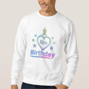colourful funny I love my 50th birthday design Sweatshirt