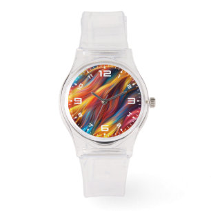 Colourful Fur Texture Background-68454 Watch