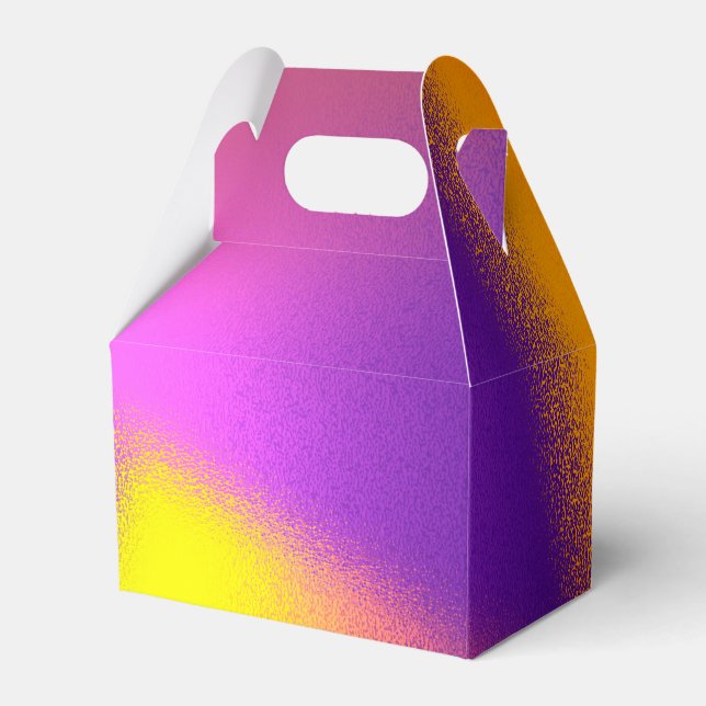 Colourful Gable Favour Box (Front Side)