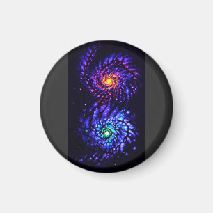 Colourful galaxies    magnet