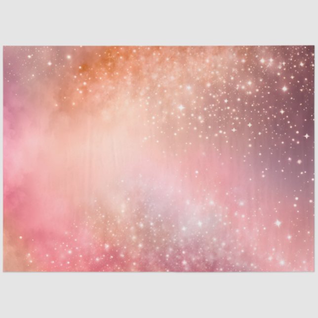 Colourful Galaxy Art Tissue Paper (Front)