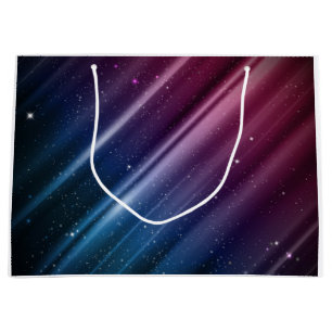 Colourful galaxy large gift bag