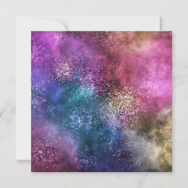 Colourful Galaxy Pattern (Front)