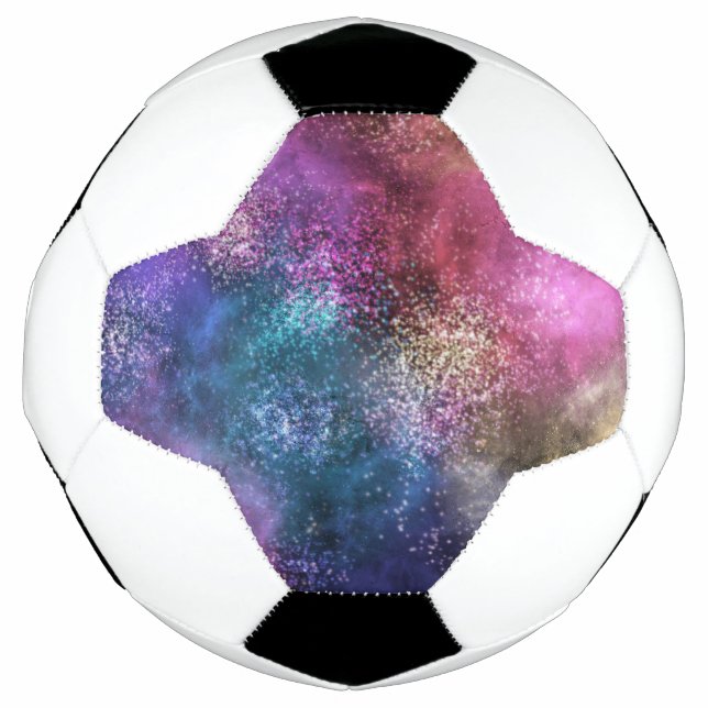 Colourful Galaxy Pattern Football (Front)