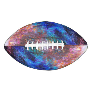 Colourful Galaxy Space Painting Cool    American Football