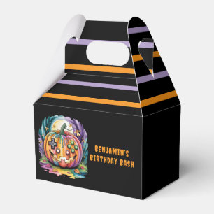 Colourful Gamer Pumpkin Halloween Bash  Favour Box