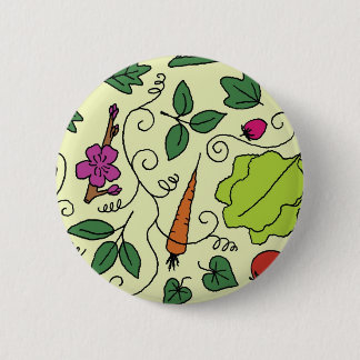 Colourful Garden 6 Cm Round Badge