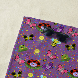 Colourful Garden Beach Towel