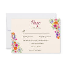 Colourful Garden Bloom Flowers Wedding Meal Choice