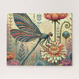 Colourful Garden Butterfly Jigsaw Puzzle