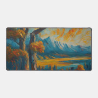 Colourful Garden Desk Mat