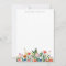 Colourful Garden Floral Personalised Stationery