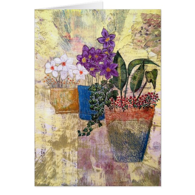 Colourful Garden Flowers (Front)