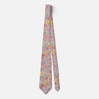 Colourful Garden Flowers Wildflower Spring Meadow Tie