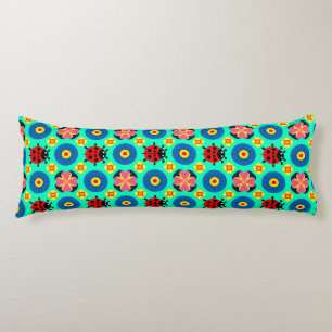 🌸 Colourful Garden Ladybugs Cosy Home Style 🌸 Body Cushion