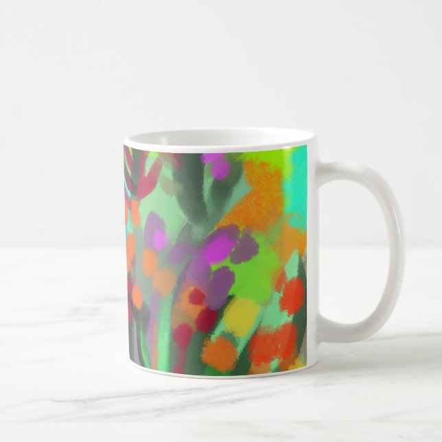 Colourful garden mug (Right)