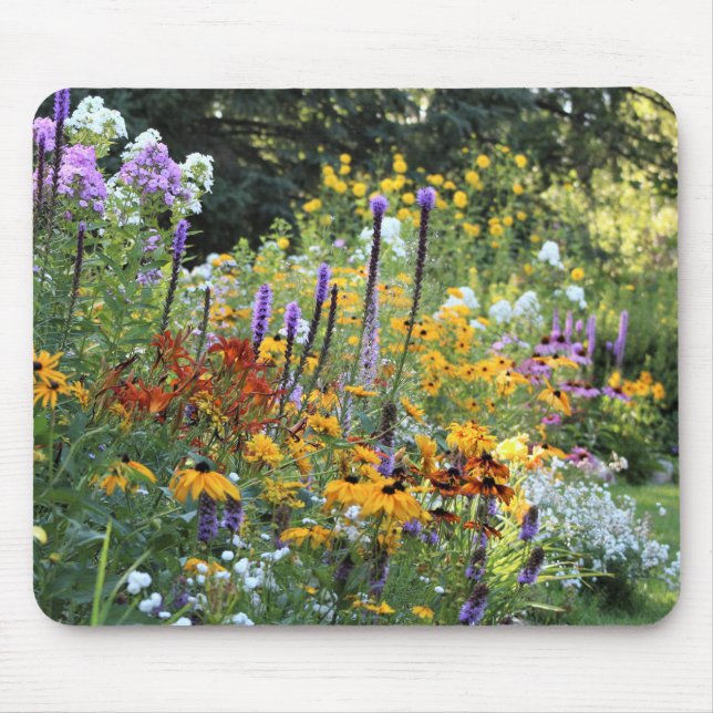 Colourful Gardens Along the Pathways Mouse Mat (Front)