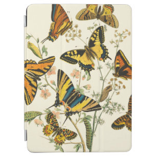 Colourful Gathering of Butterflies and Caterpillar iPad Air Cover