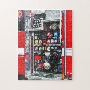 Colourful Gauges on Fire Truck Jigsaw Puzzle