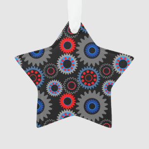 Colourful Gears Ornament
