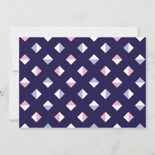 Colourful Gem Seamless Pattern Card