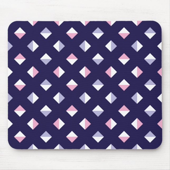 Colourful Gem Seamless Pattern Mouse Mat (Front)